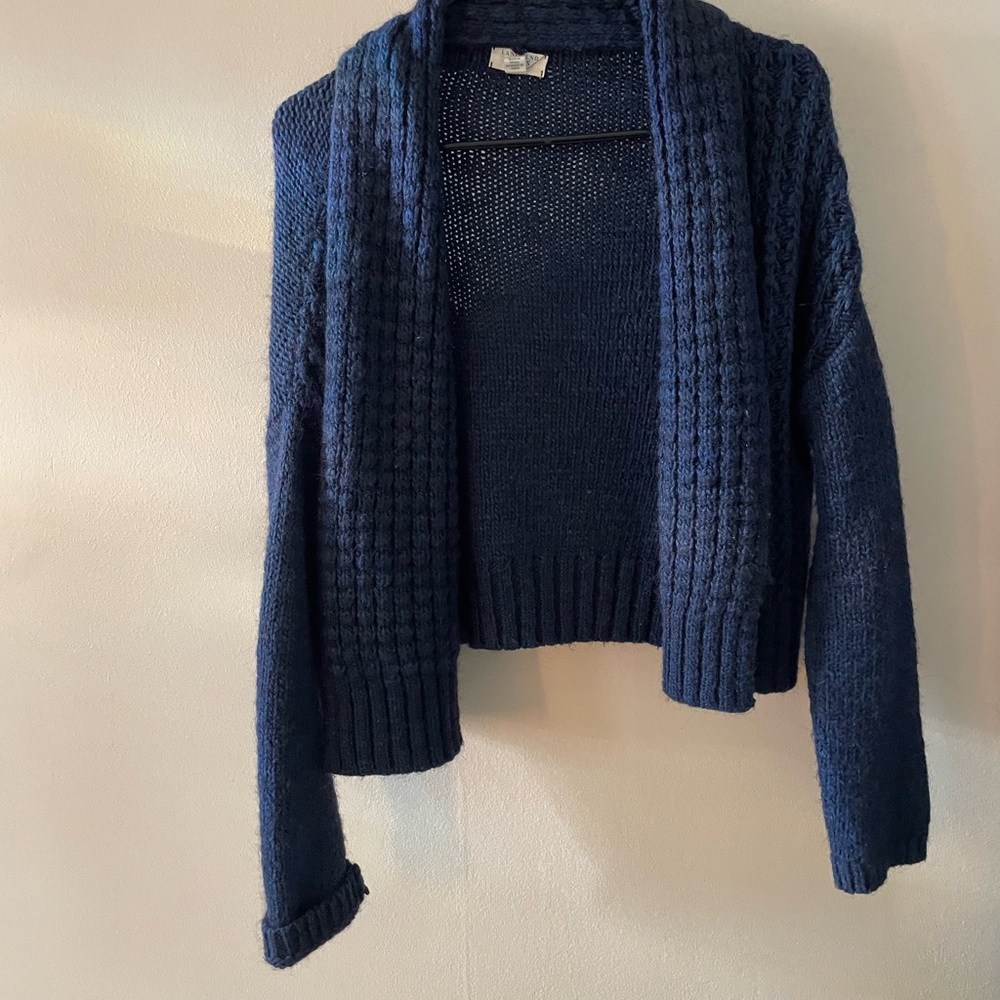 Lands' End Navy Sweater